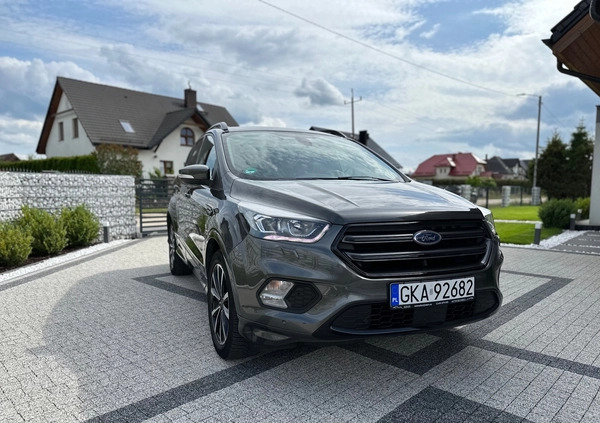 Ford Kuga cena 89900 przebieg: 134000, rok produkcji 2017 z Serock małe 407